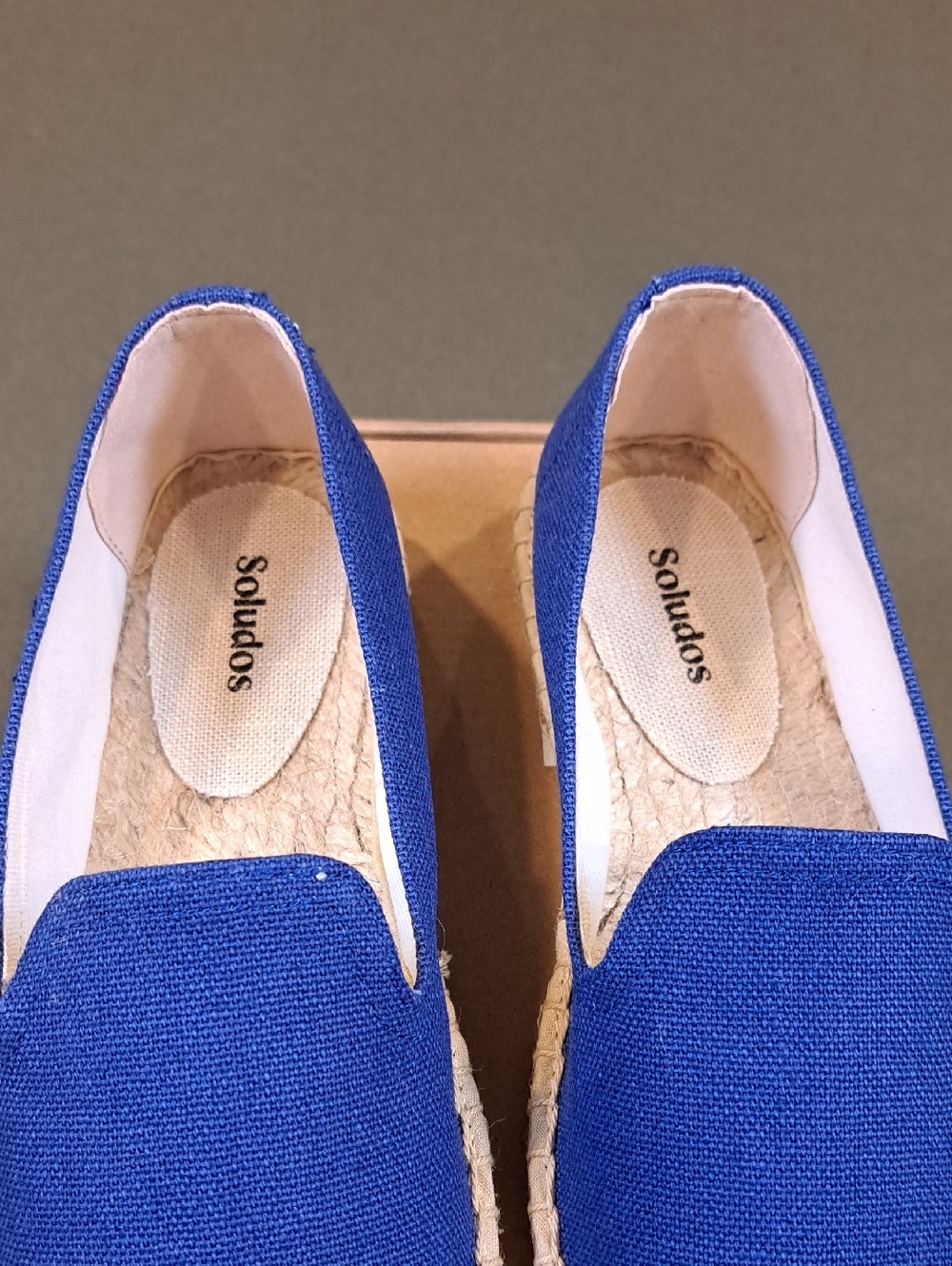 Soludos Espsadrille The Smoking Slipper - Color: Marlin Blue - Size: US 7-7.5 - Picture 4 of 9